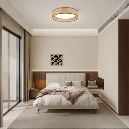 Immax NEO 07288L - LED+CCT dæmpbar loftlampe LONA LED/36W/230V 3000-6000K Wi-Fi Tuya Ø 45,5 cm + fjernbetjening