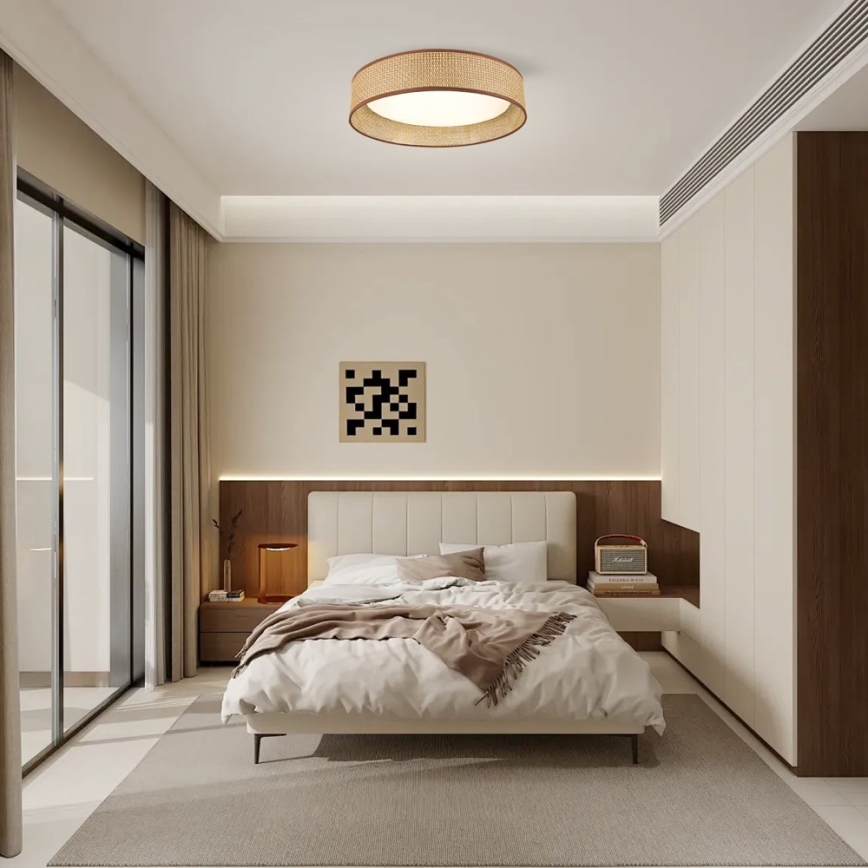 Immax NEO 07288L - LED+CCT dæmpbar loftlampe LONA LED/36W/230V 3000-6000K Wi-Fi Tuya Ø 45,5 cm + fjernbetjening