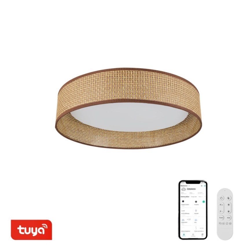 Immax NEO 07288L - LED+CCT dæmpbar loftlampe LONA LED/36W/230V 3000-6000K Wi-Fi Tuya Ø 45,5 cm + fjernbetjening