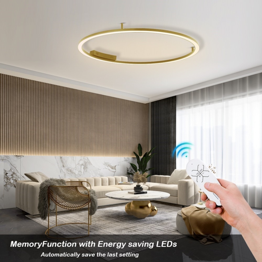 Immax NEO 07290-120G - LED+CCT Dæmpbar loftlampe FINO LED/55W/230V 2700-6500K Tuya Ø 120 cm + fjernbetjening