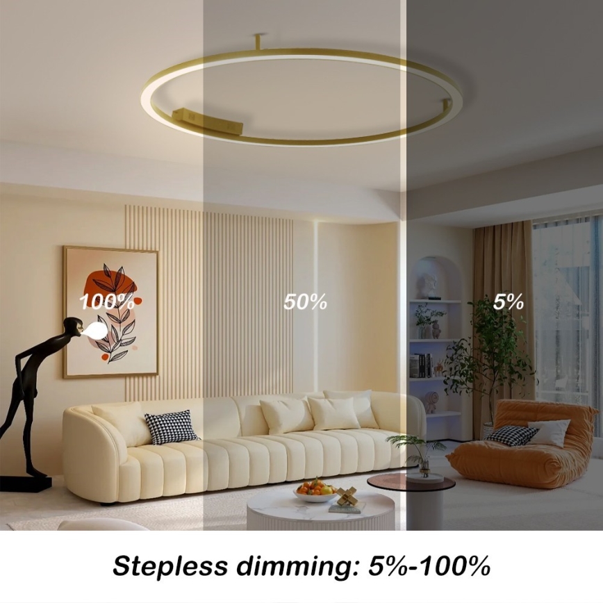 Immax NEO 07290-120G - LED+CCT Dæmpbar loftlampe FINO LED/55W/230V 2700-6500K Tuya Ø 120 cm + fjernbetjening