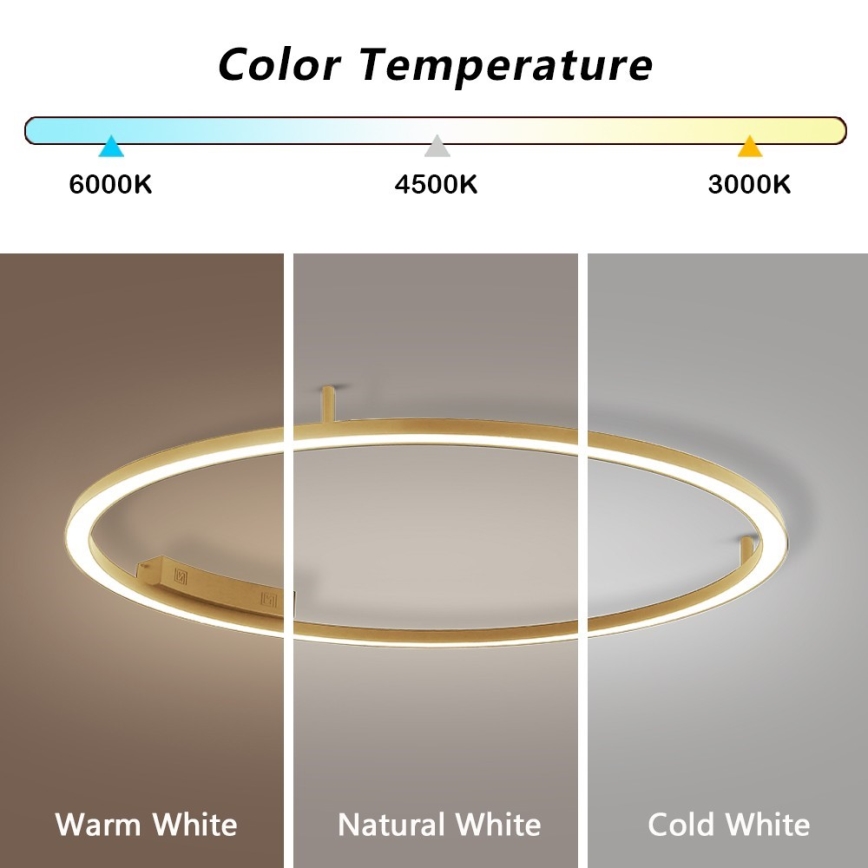Immax NEO 07290-120G - LED+CCT Dæmpbar loftlampe FINO LED/55W/230V 2700-6500K Tuya Ø 120 cm + fjernbetjening