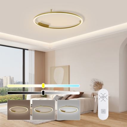 Immax NEO 07291-80G - LED+CCT Dæmpbar loftlampe FINO LED/55W/230V 2700-6500K Tuya Ø 80 cm + fjernbetjening