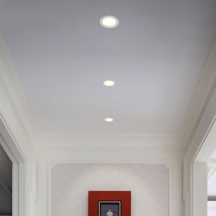 Immax NEO 07294L - Dæmpbar LED-indbygningsdownlight DOWN LED/12W/230V Wi-Fi Ø 12 cm hvid