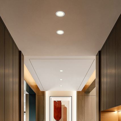 Immax NEO 07294L - Dæmpbar LED-indbygningsdownlight DOWN LED/12W/230V Wi-Fi Ø 12 cm hvid