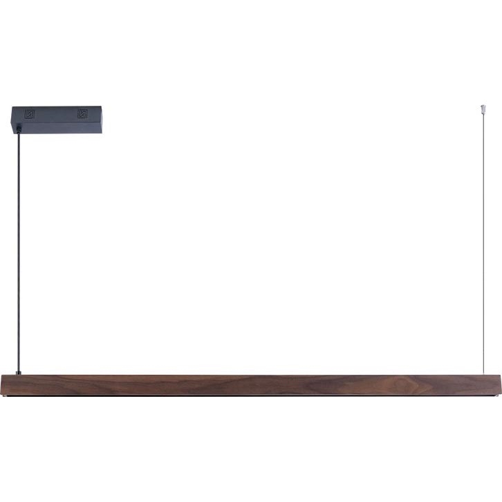 Immax NEO 07300L - Dæmpbar LED-pendel MADEIRA LED/26W/230V Wi-Fi Tuya 122 cm valnød + fjernbetjening