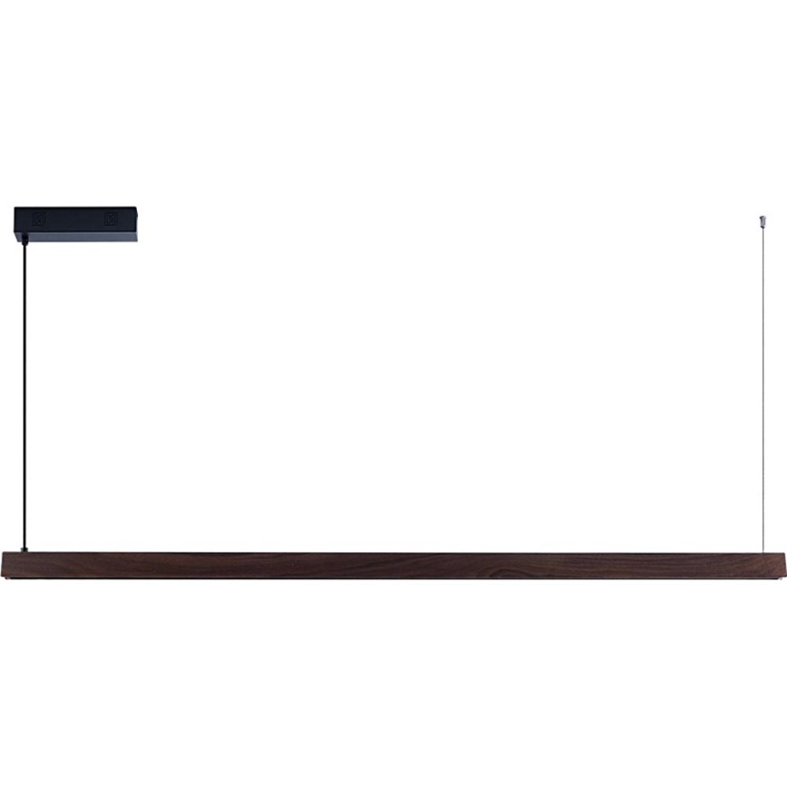 Immax NEO 07301L - LED dæmpbar pendel på wire MADEIRA LED/33W/230V Wi-Fi Tuya 152 cm valnød + fjernbetjening