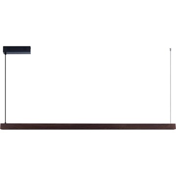 Immax NEO 07302L - LED dæmpbar pendel på wire MADEIRA LED/44W/230V Wi‑Fi Tuya 202 cm valnød + fjernbetjening