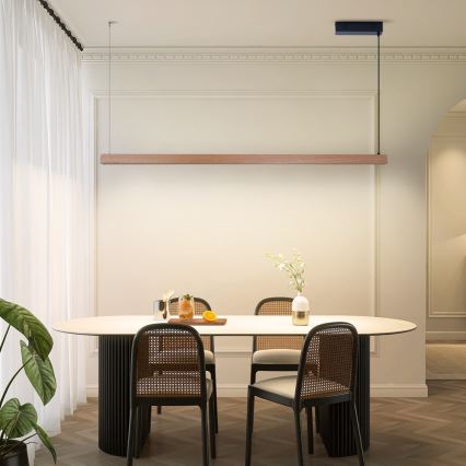 Immax NEO 07304L - LED dæmpbar pendel på wire MADEIRA LED/33W/230V Wi-Fi Tuya 152 cm eg + fjernbetjening