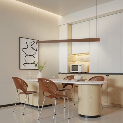 Immax NEO 07304L - LED dæmpbar pendel på wire MADEIRA LED/33W/230V Wi-Fi Tuya 152 cm eg + fjernbetjening