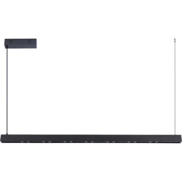 Immax NEO 07306L - MADEIRA LED-dæmpbar pendel på wire LED/26W/230V Wi‑Fi Tuya 122 cm sort + fjernbetjening