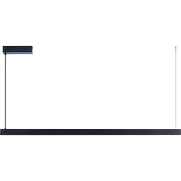 Immax NEO 07307L - Dæmpbar LED-pendel på wire MADEIRA, LED/33W/230V, Wi‑Fi (Tuya), 152 cm, sort + fjernbetjening