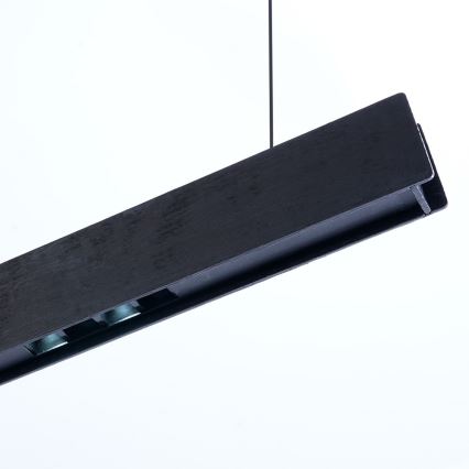 Immax NEO 07307L - Dæmpbar LED-pendel på wire MADEIRA, LED/33W/230V, Wi‑Fi (Tuya), 152 cm, sort + fjernbetjening