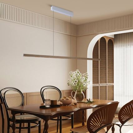 Immax NEO 07310L - LED Dæmpbar pendel på wire med sensor MADEIRA LED/37W/230V 157 cm asketræ