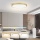 Immax NEO 07312L - LED-dæmpbar loftlampe SEMPLICI LED/128W/230V Ø 100 cm Wi-Fi Tuya guld + fjernbetjening