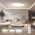 Immax NEO 07316L - Dæmpbar LED-loftlampe SEMPLICI LED/128W/230V Ø 100 cm, Wi-Fi Tuya, hvid + fjernbetjening