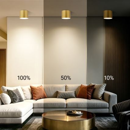 Immax NEO 07318L - LED Dæmpbar loftlampe RONDATE LED/32W/230V Ø 16,5 cm Wi-Fi Tuya guld