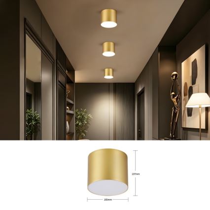 Immax NEO 07318L - LED Dæmpbar loftlampe RONDATE LED/32W/230V Ø 16,5 cm Wi-Fi Tuya guld
