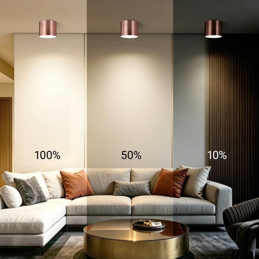 Immax NEO 07320L - dæmpbar LED-loftlampe RONDATE LED/32W/230V Ø 16,5 cm Wi-Fi Tuya rosaguld