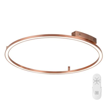 Immax NEO 07325-120C - LED-dæmpbar loftlampe FINO LED/72W/230V 120 cm Tuya rosaguld + fjernbetjening