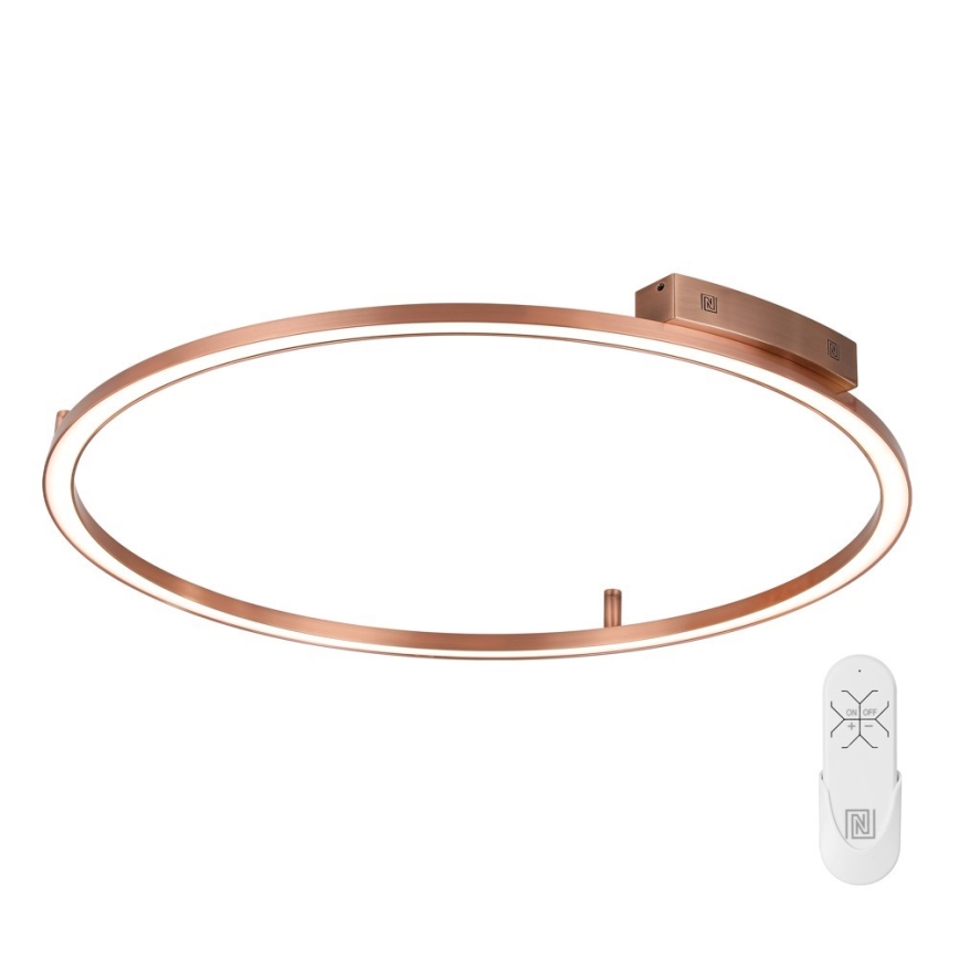 Immax NEO 07325-120C - LED-dæmpbar loftlampe FINO LED/72W/230V 120 cm Tuya rosaguld + fjernbetjening