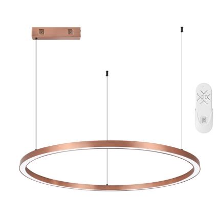 Immax NEO 07327L - LED dæmpbar pendel på wire FINO LED/55W/230V 80 cm Tuya rosaguld + fjernbetjening