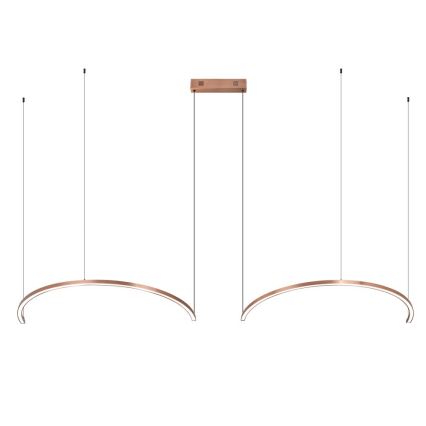 Immax NEO 07328L - Dæmpbar LED-pendel på kabel FINO LED/72W/230V 120 cm Tuya roseguld + fjernbetjening