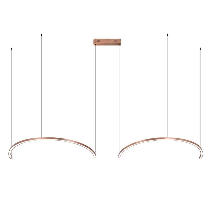 Immax NEO 07328L - Dæmpbar LED-pendel på kabel FINO LED/72W/230V 120 cm Tuya roseguld + fjernbetjening