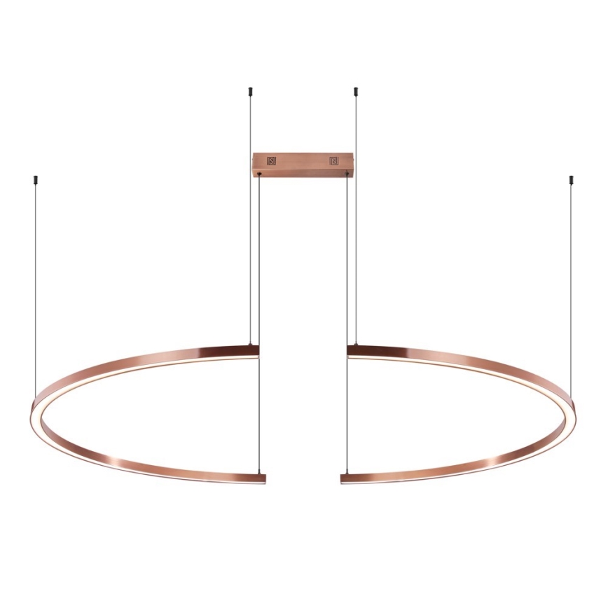 Immax NEO 07328L - Dæmpbar LED-pendel på kabel FINO LED/72W/230V 120 cm Tuya roseguld + fjernbetjening