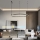 Immax NEO 07329L - Dæmpbar LED-pendel på vaier FINO LED/72W/230V 120 cm Tuya sort + fjernbetjening