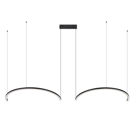 Immax NEO 07329L - Dæmpbar LED-pendel på vaier FINO LED/72W/230V 120 cm Tuya sort + fjernbetjening