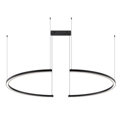 Immax NEO 07329L - LED dæmpbar pendel på kabel FINO LED/72W/230V 120 cm sort Tuya + fjernbetjening