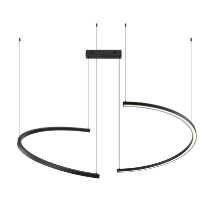 Immax NEO 07329L - LED dæmpbar pendel på kabel FINO LED/72W/230V 120 cm sort Tuya + fjernbetjening