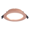 Immax NEO 07330L - Dæmpbar indbygningsdownlight LED 12W/230V med Wi‑Fi (Tuya), Ø 12 cm, rosaguld