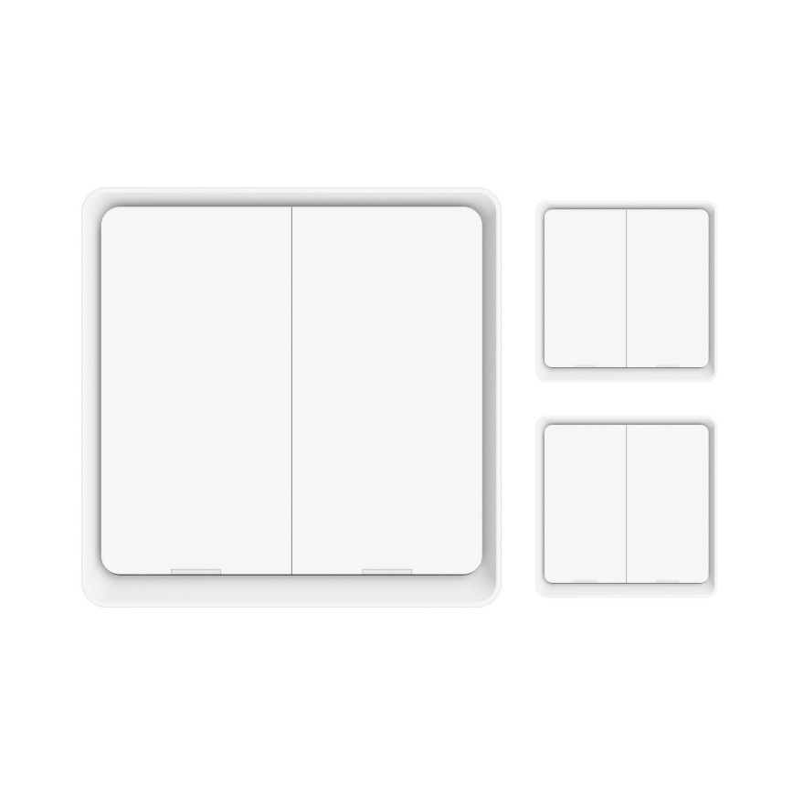Immax NEO 07507C - 3x kontakter med 2 knapper SMART 3xCR2430 ZigBee 3.0 Tuya
