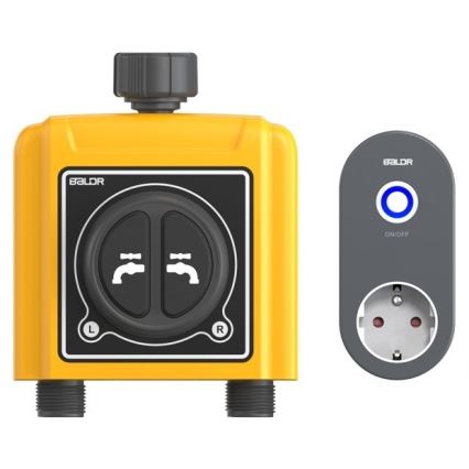 Immax NEO 07515L - Dobbelt vandingssystem + jordfugtigheds- og temperatursensor NEO LITE Wi-Fi IP54