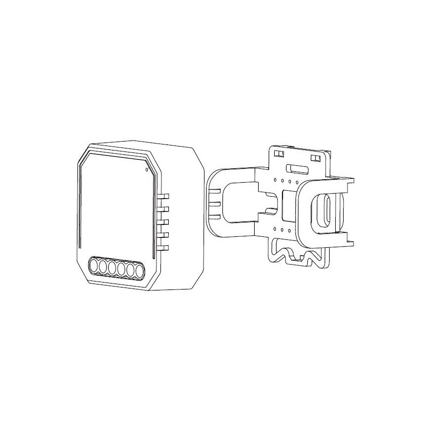 Immax NEO 07517L - Smart controller (L) V4 2-knaps Zigbee 3.0 Tuya