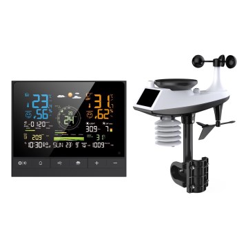 Immax NEO 07528L - Professionel 7-i-1 vejrstation NEO LITE SMART 5V/2xAAA + 3xAA