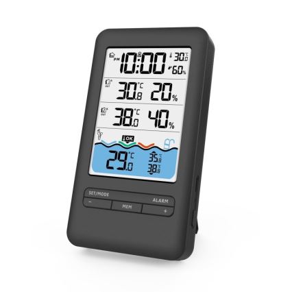 Immax NEO 07529L - Temperatursensor til pool + 2x temperatur- og fugtighedssensor Wi-Fi Tuya