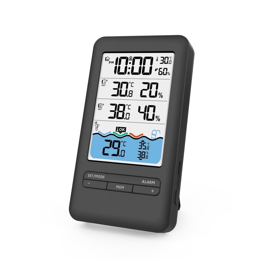 Immax NEO 07529L - Temperatursensor til pool + 2x temperatur- og fugtighedssensor Wi-Fi Tuya