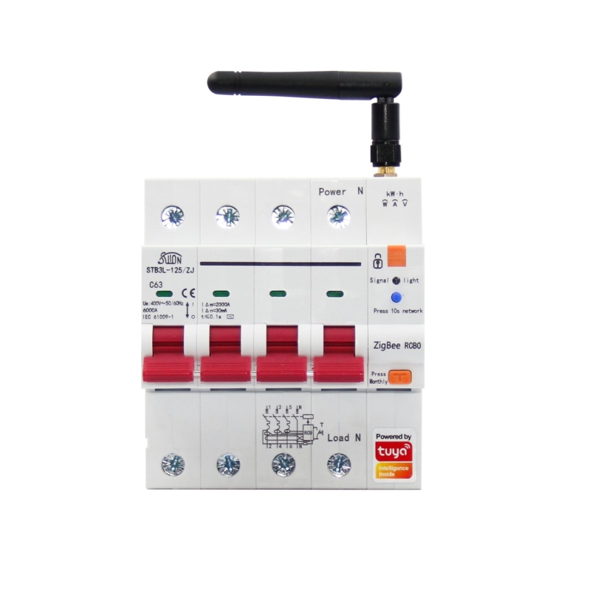 Immax NEO 07531L - Smart-afbryder 3-faset 1-63A