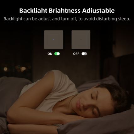 Immax NEO 07538L - 1-knaps SMART-afbryder 230 V, Wi‑Fi (Tuya)