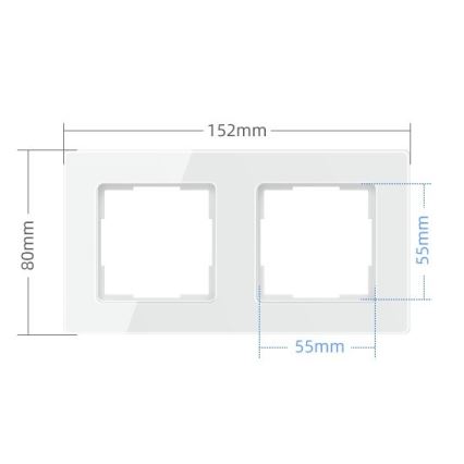 Immax NEO 07541L - Ramme til afbrydere, stikkontakter, termostater 2Z