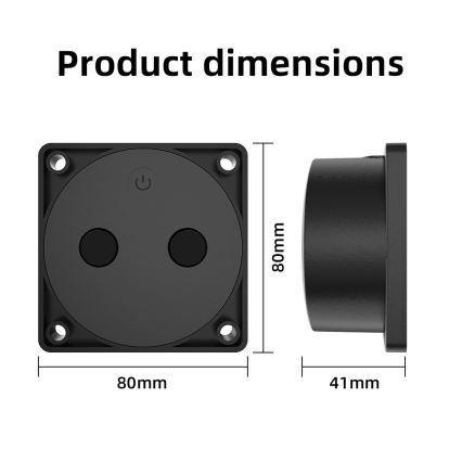 Immax NEO 07543L - Ultralyds niveauføler til væsker 5 m Wi-Fi Tuya
