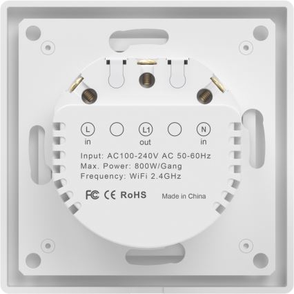 Immax NEO 07549L - Smart 1-knaps 230V-afbryder Tuya