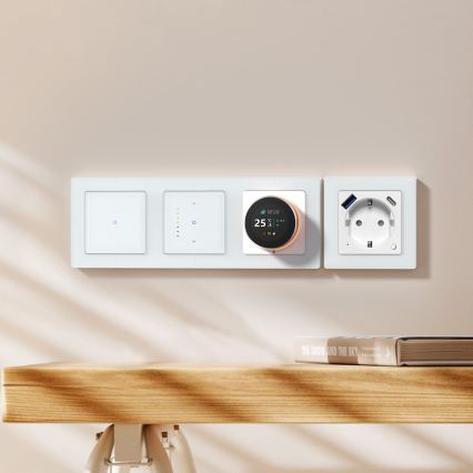 Immax NEO 07550L - Smart 2-knaps afbryder 230 V Tuya