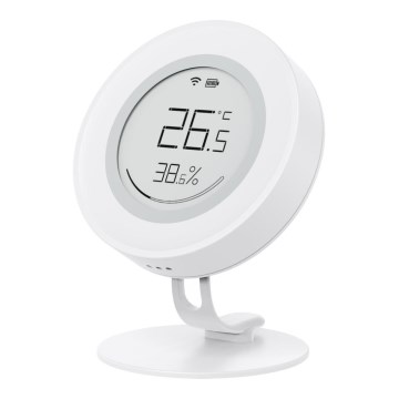 Immax NEO 07557L - Smart temperatur- og fugtighedssensor 1xCR2430 Tuya
