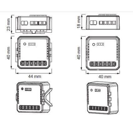 Immax NEO 07571L - Smart fjernbetjening NEO LITE V7 2 knapper Wi-Fi Tuya