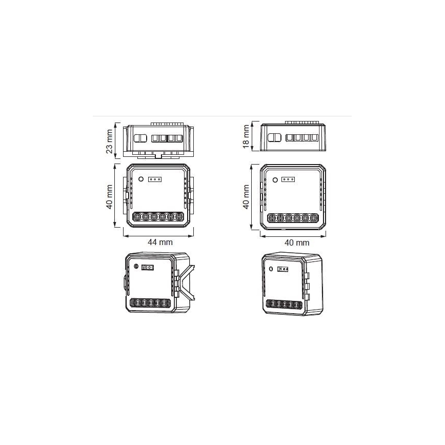 Immax NEO 07571L - Smart fjernbetjening NEO LITE V7 2 knapper Wi-Fi Tuya