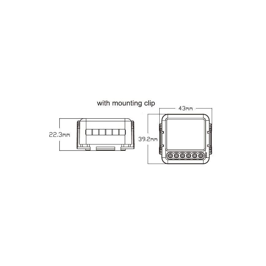 Immax NEO 07572L - Smart fjernbetjening NEO LITE V8 2 knapper Tuya